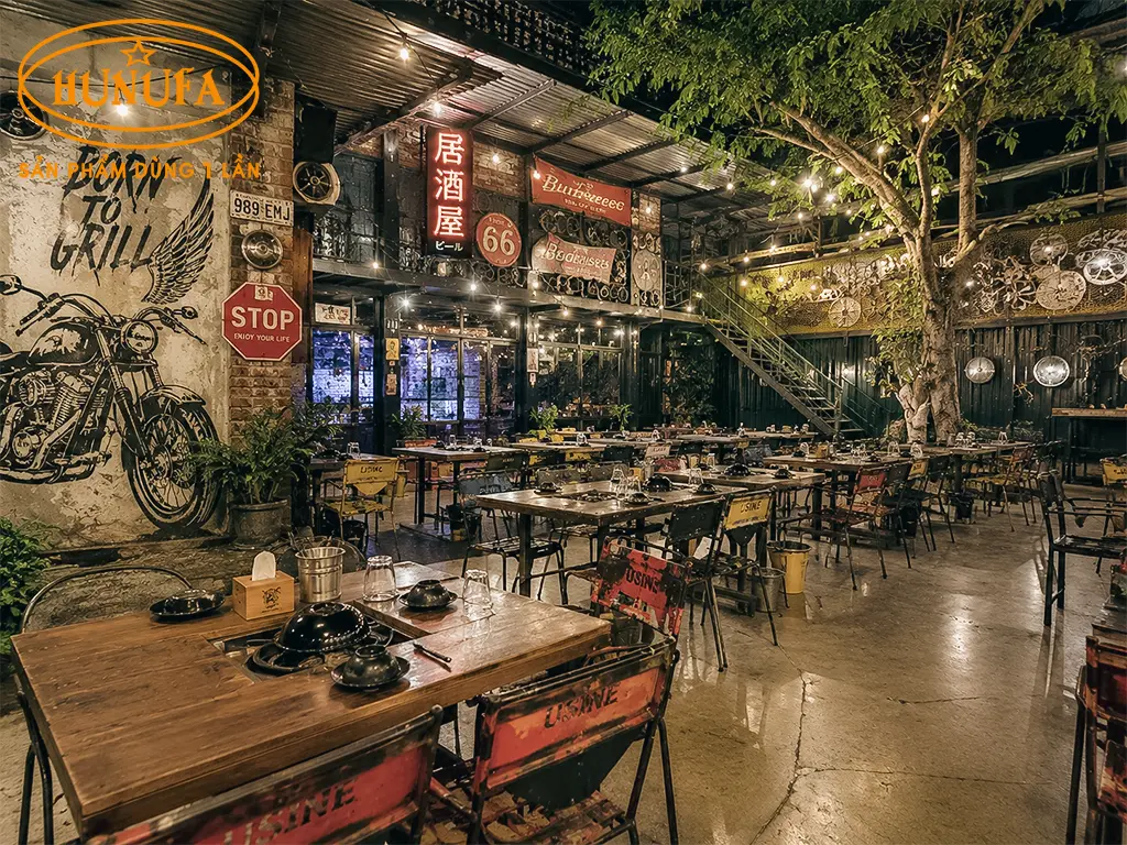 Cách trang trí quán nhậu