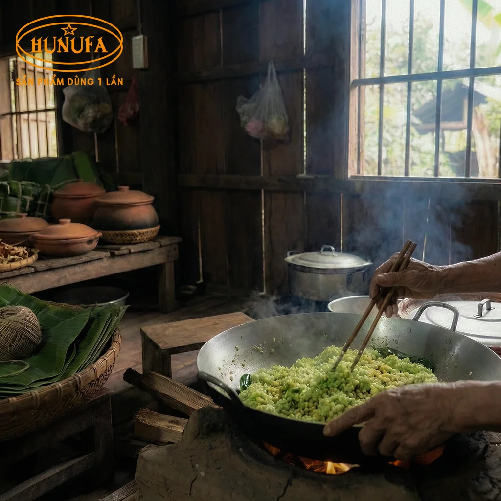 Cách xào nếp gói bánh tét dẻo thơm, đơn giản cho ngày Tết