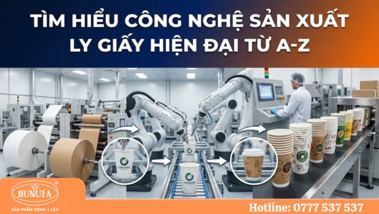 Tìm hiểu công nghệ sản xuất ly giấy hiện đại từ A-Z