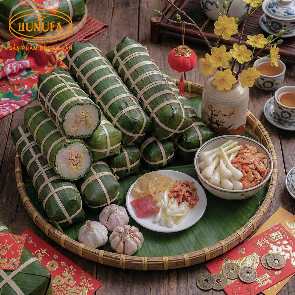 1kg nếp gói được bao nhiêu đoạn bánh tét