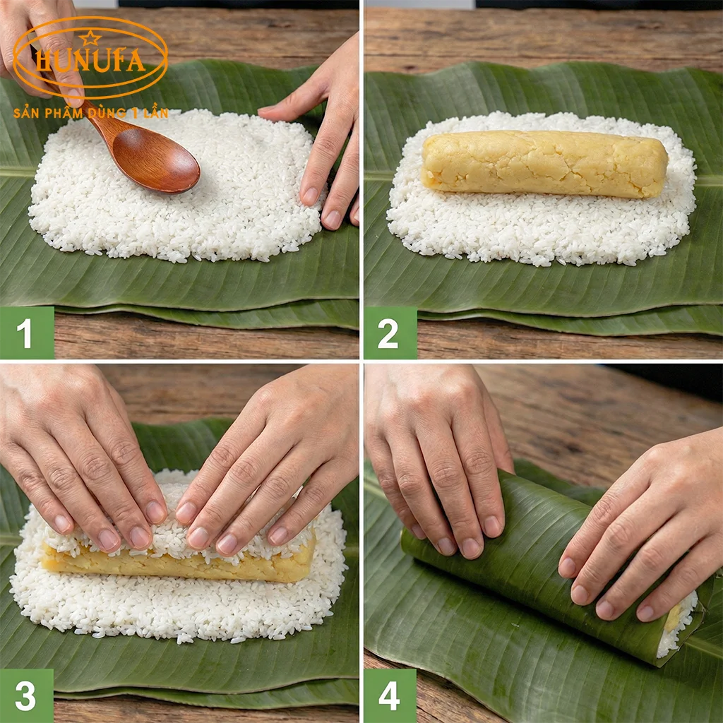 1kg nếp gói được bao nhiêu đoạn bánh tét