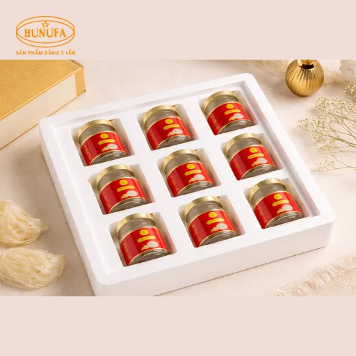 Khay xốp đựng yến 