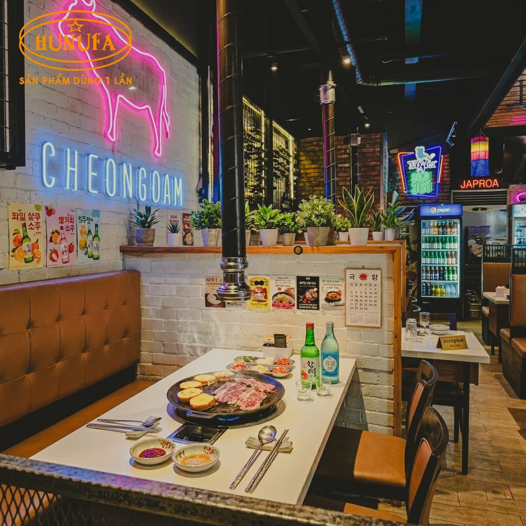 quán nhậu kiểu Hàn Quốc