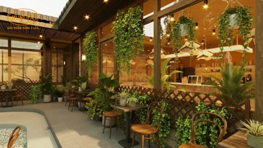 55+ Mẫu thiết kế quán cafe cây xanh đơn giản, giá rẻ, nhiều phong cách