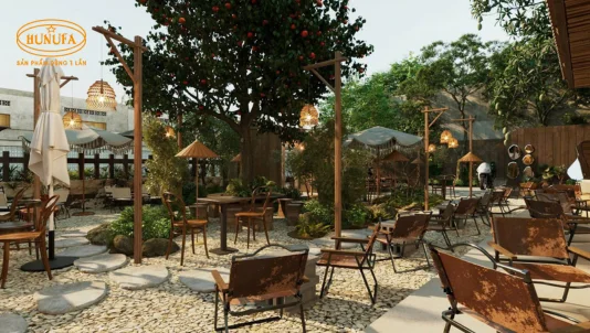 55+ Mẫu thiết kế quán cafe cây xanh đơn giản, giá rẻ, nhiều phong cách