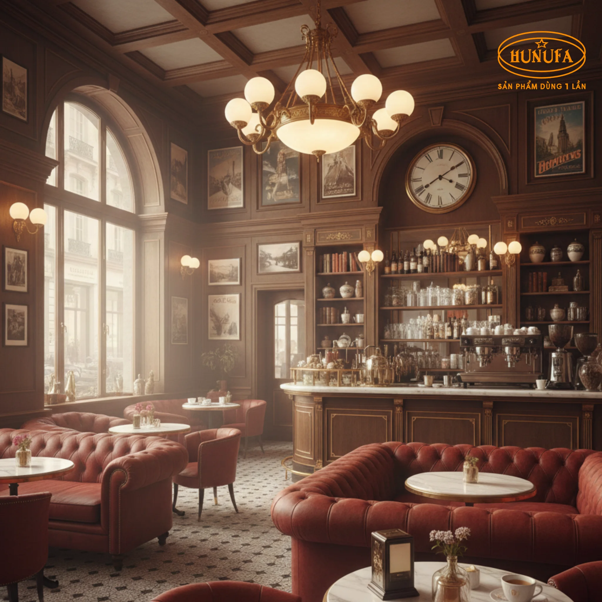 15+ Mẫu trang trí quán cafe phong cách cổ điển đẹp, sang trọng, dễ hút khách