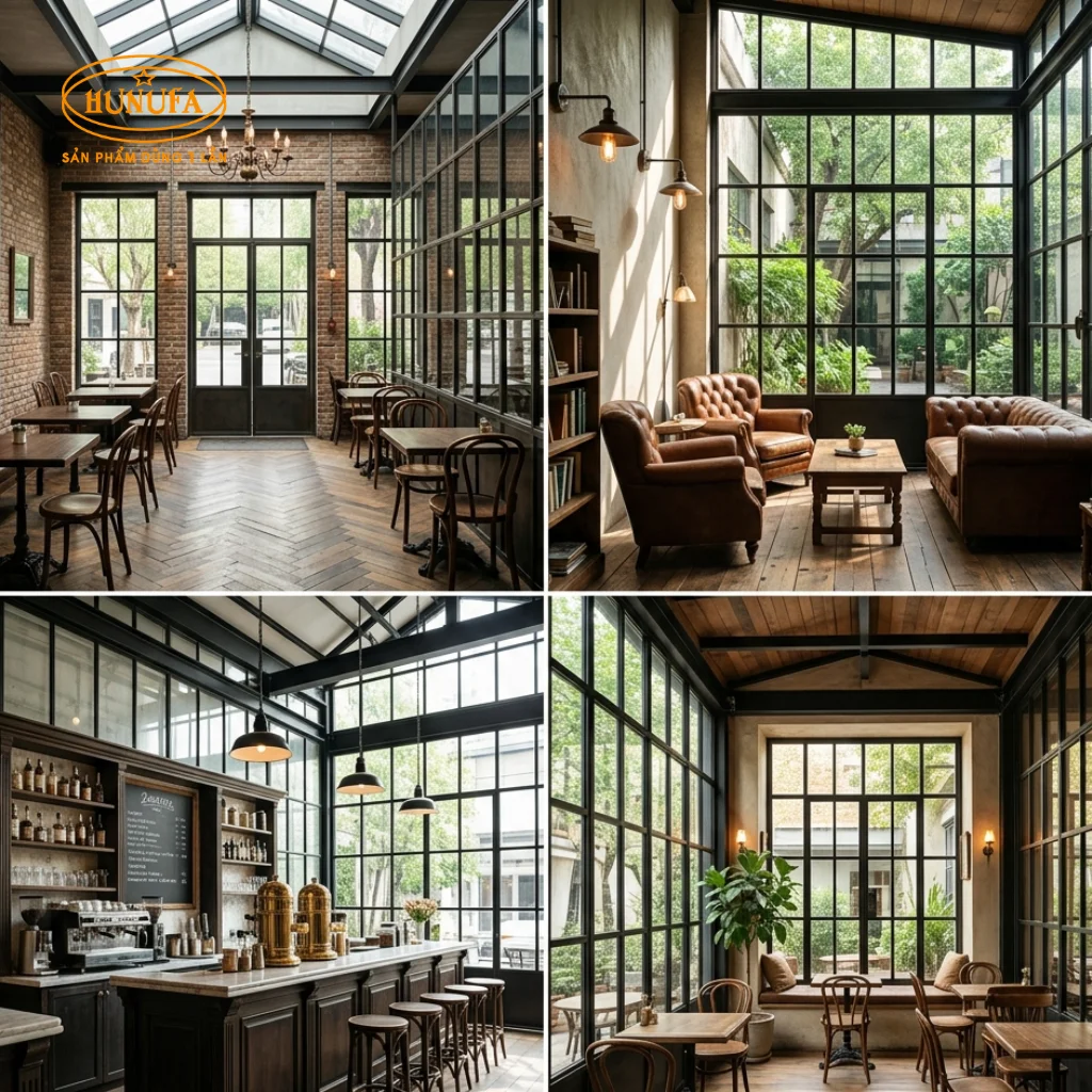 trang trí quán cafe phong cách cổ điển