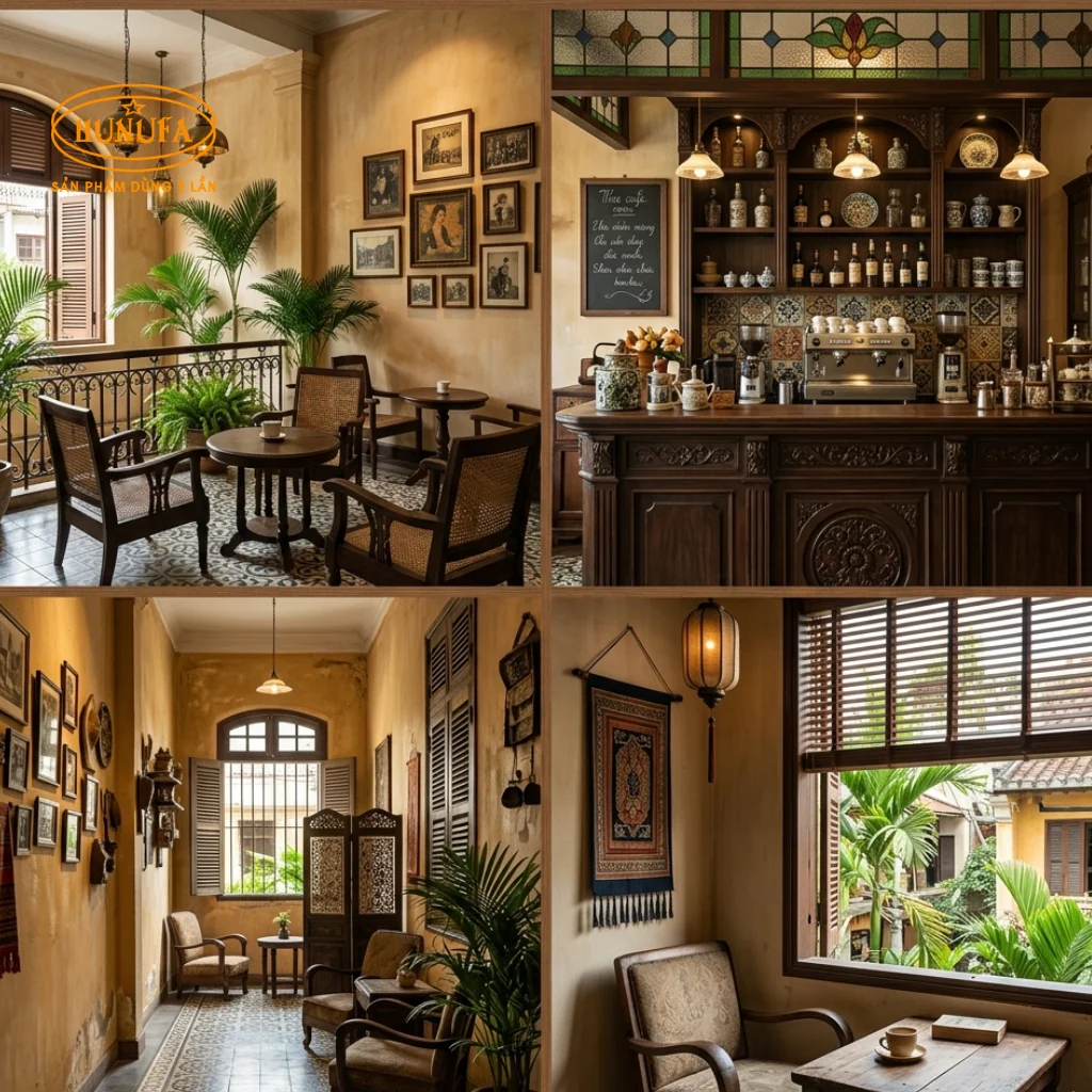 15+ Mẫu trang trí quán cafe phong cách cổ điển đẹp, sang trọng được ưa chuộng nhất