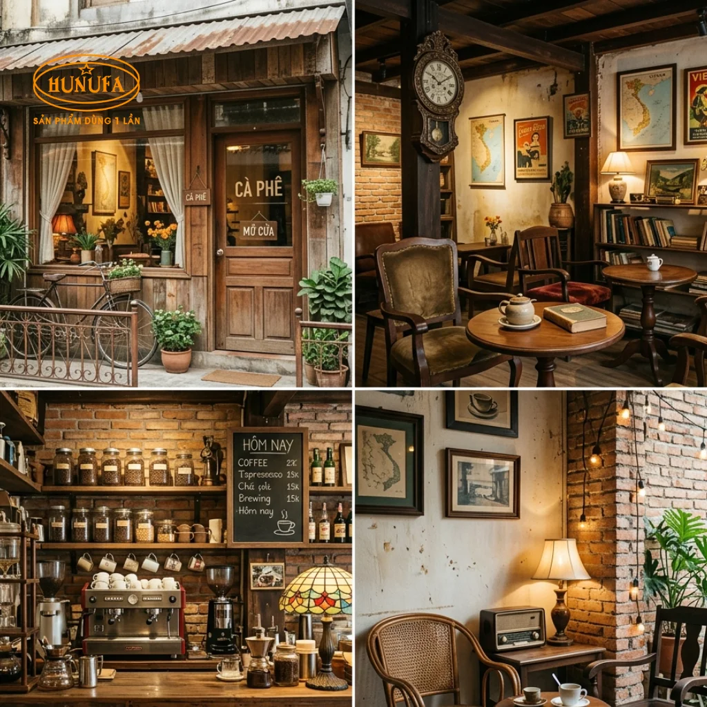 15+ Mẫu trang trí quán cafe phong cách cổ điển đẹp, sang trọng được ưa chuộng nhất
