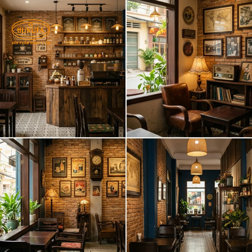 15+ Mẫu trang trí quán cafe phong cách cổ điển đẹp, sang trọng được ưa chuộng nhất