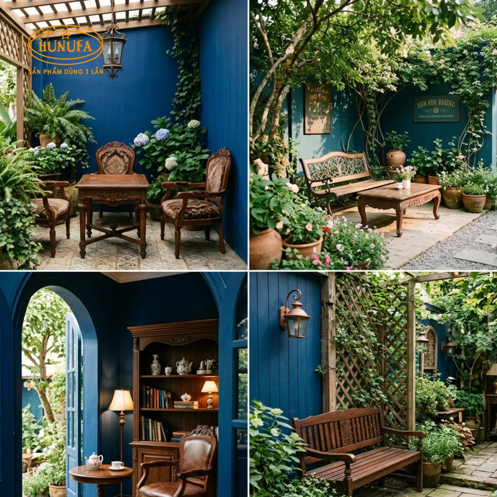 trang trí quán cafe phong cách cổ điển