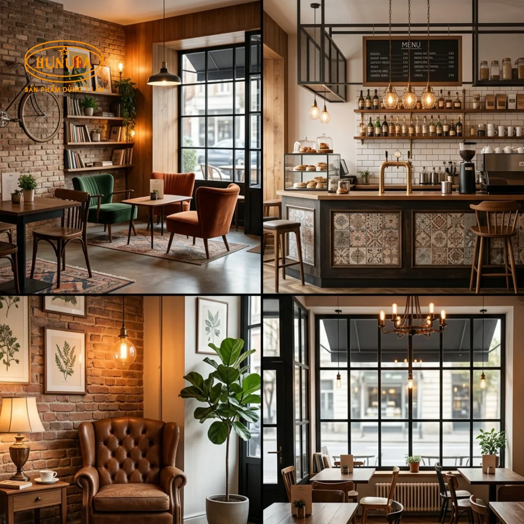 15+ Mẫu trang trí quán cafe phong cách cổ điển đẹp, sang trọng được ưa chuộng nhất