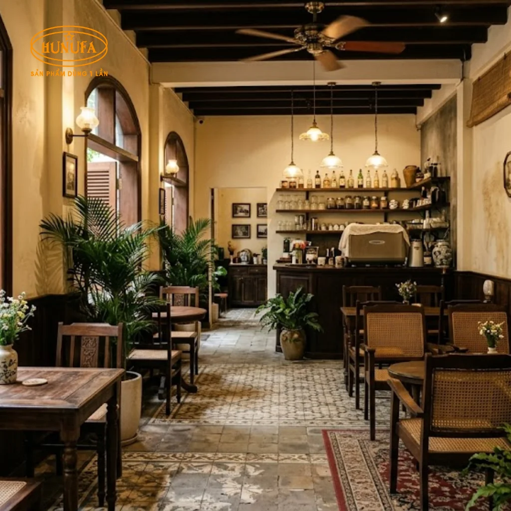 30+ Mẫu trang trí quán cafe phong cách cổ điển đẹp, sang trọng và tinh tế