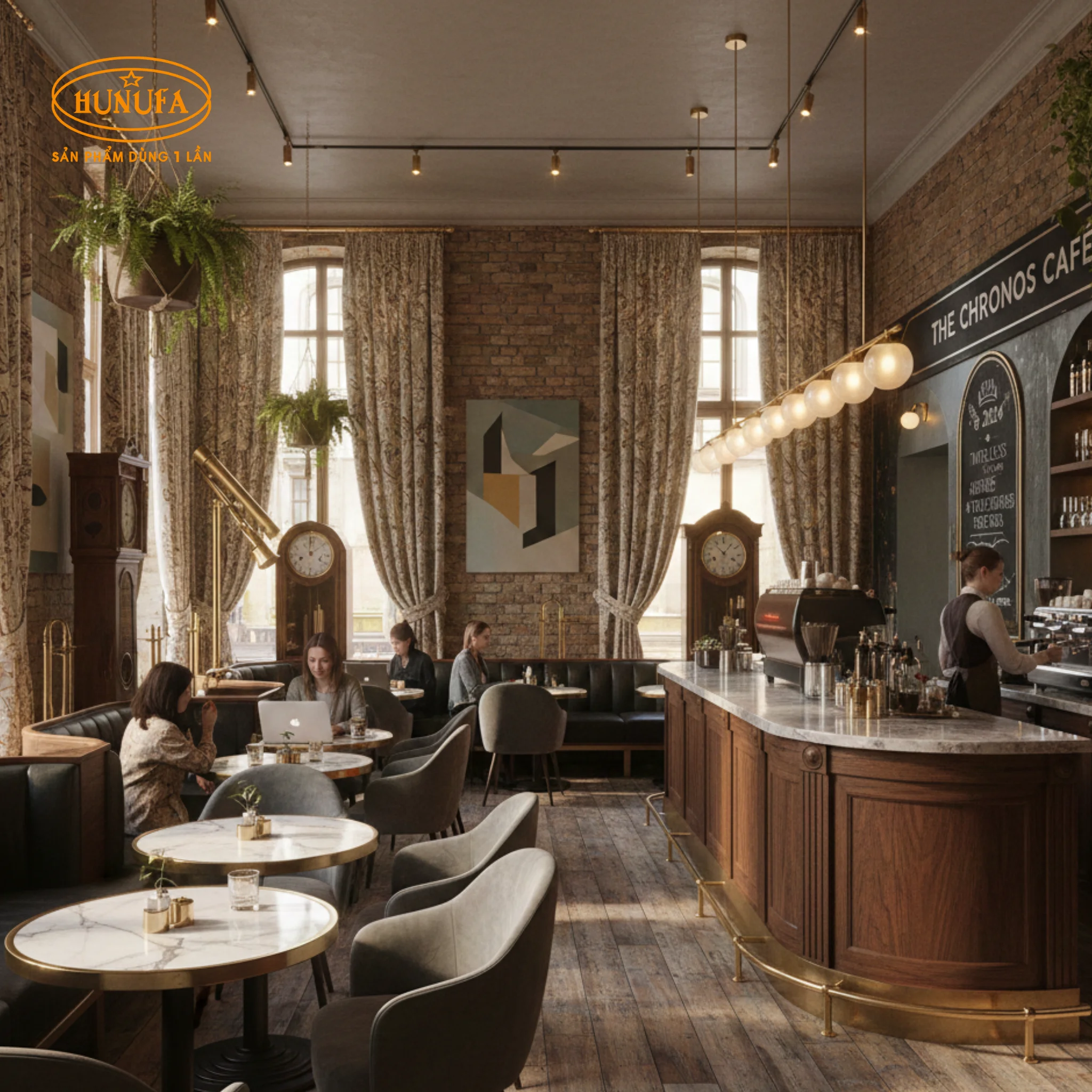 15+ Mẫu trang trí quán cafe phong cách cổ điển đẹp, sang trọng, dễ hút khách