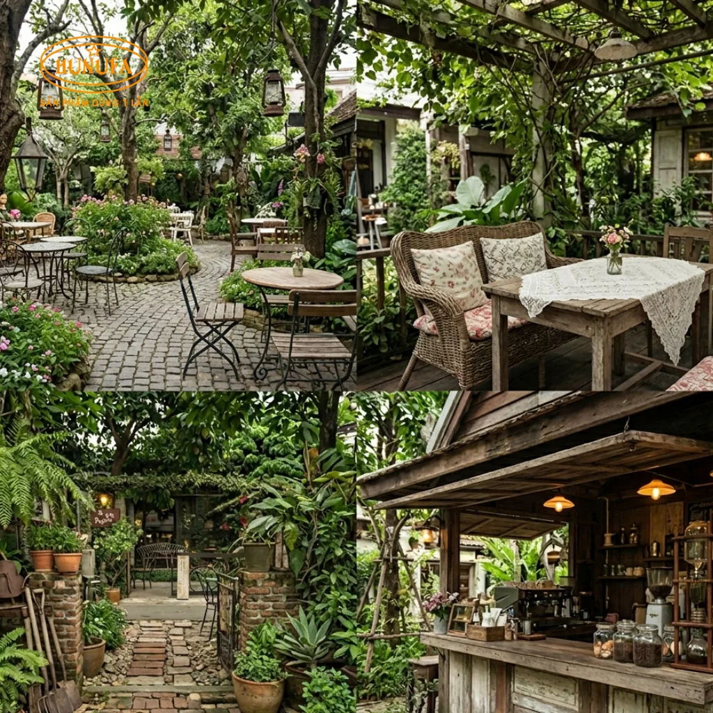 trang trí quán cafe phong cách cổ điển