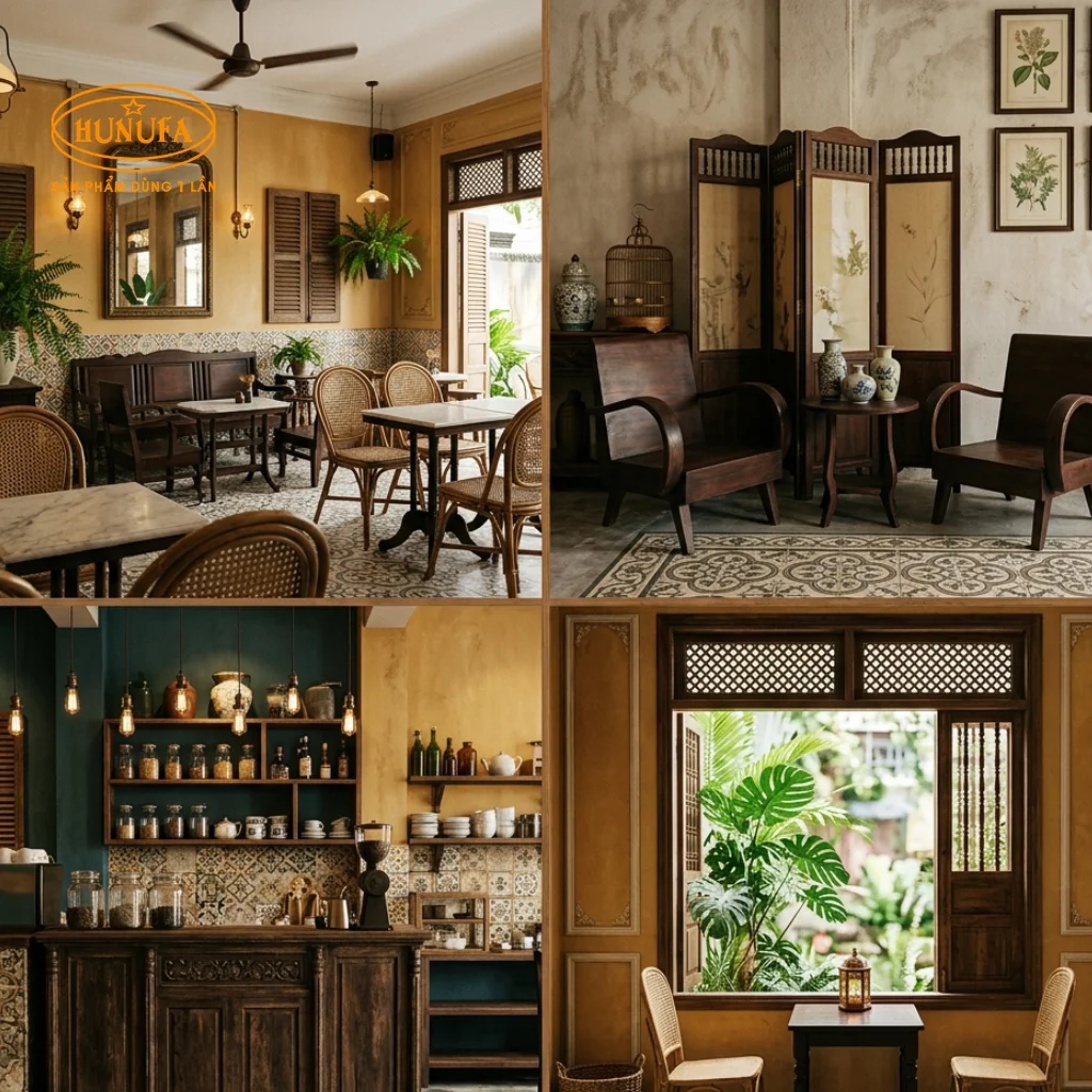 15+ Mẫu trang trí quán cafe phong cách cổ điển đẹp, sang trọng được ưa chuộng nhất