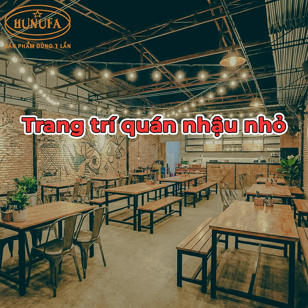 trang trí quán nhậu nhỏ