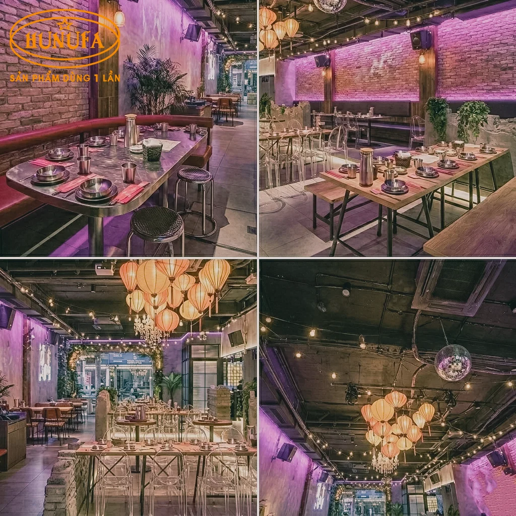 trang trí quán nhậu nhỏ