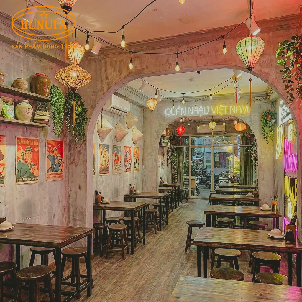 trang trí quán nhậu nhỏ