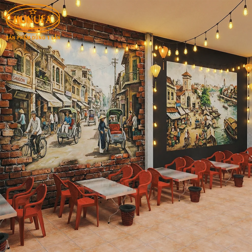 trang trí quán nhậu nhỏ