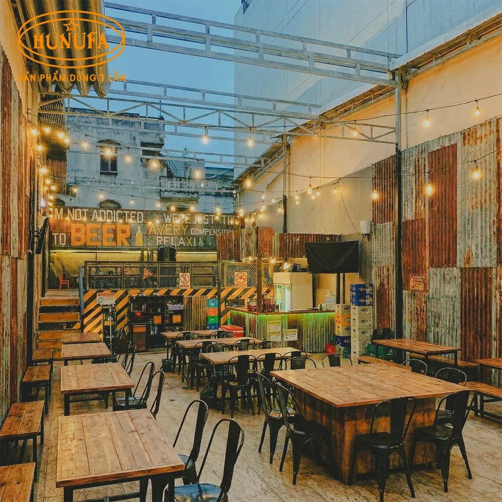 trang trí quán nhậu nhỏ