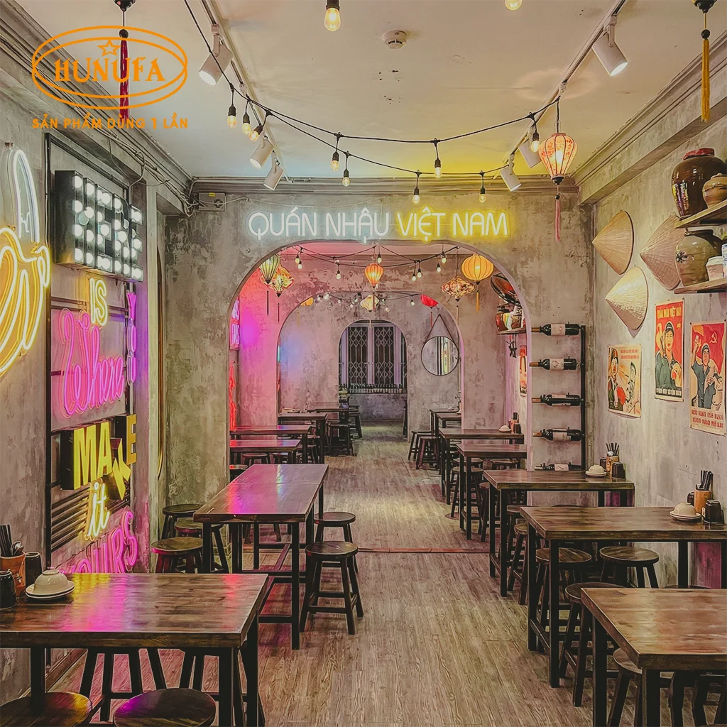 trang trí quán nhậu nhỏ