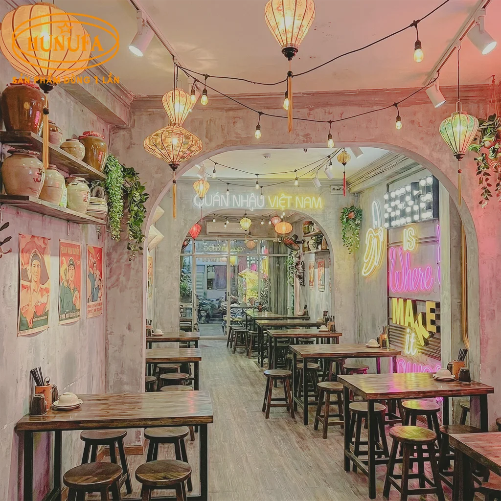 trang trí quán nhậu nhỏ