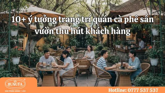 10+ Ý Tưởng Trang Trí Quán Cà Phê Sân Vườn Thu Hút Khách Ngay Từ Cái Nhìn Đầu Tiên
