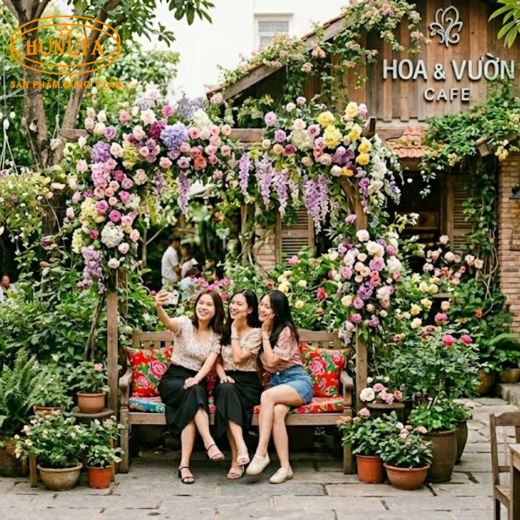 10+ Ý Tưởng Trang Trí Quán Cà Phê Sân Vườn Thu Hút Khách Ngay Từ Cái Nhìn Đầu Tiên