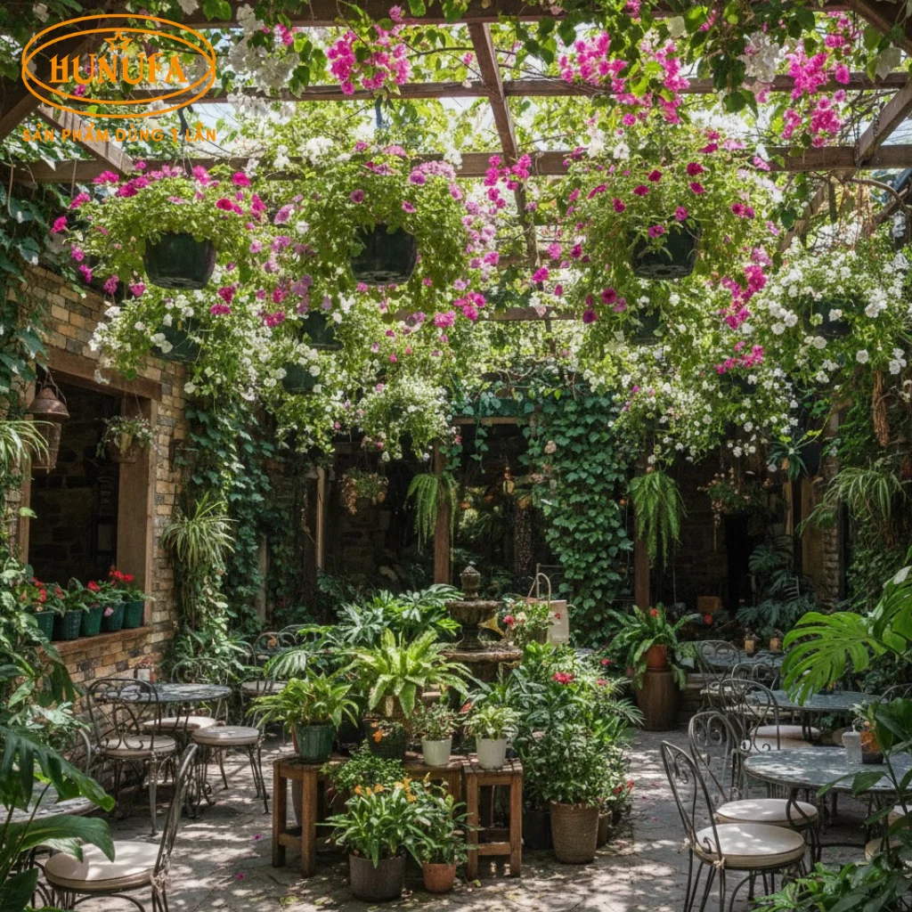 10+ Ý Tưởng Trang Trí Quán Cà Phê Sân Vườn Thu Hút Khách Ngay Từ Cái Nhìn Đầu Tiên