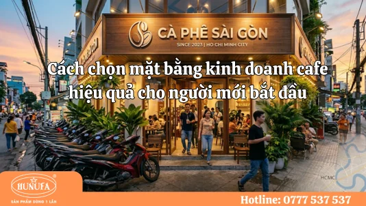 Cách chọn mặt bằng kinh doanh cafe hiệu quả cho người mới bắt đầu