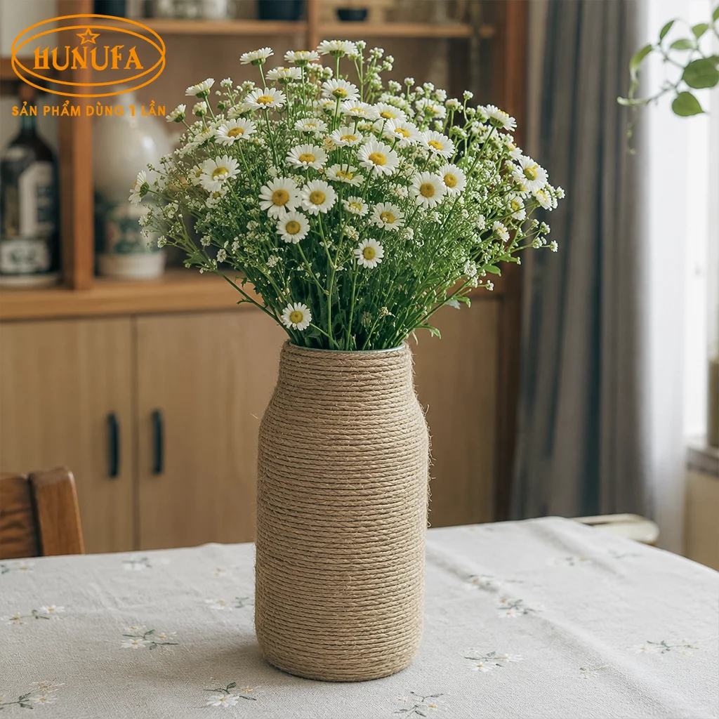 cách làm bình hoa tái chế bằng chai nhựa