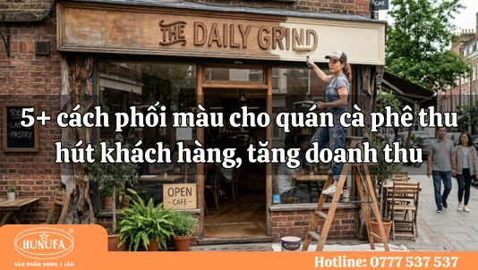 5+ cách phối màu cho quán cà phê thu hút khách hàng, tăng doanh thu