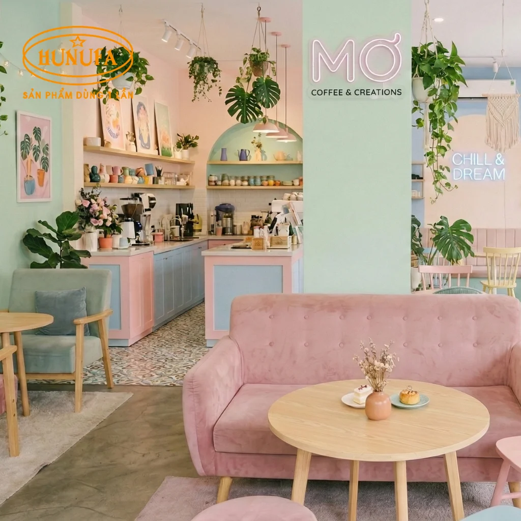 5+ cách phối màu cho quán cà phê thu hút khách hàng, tăng doanh thu