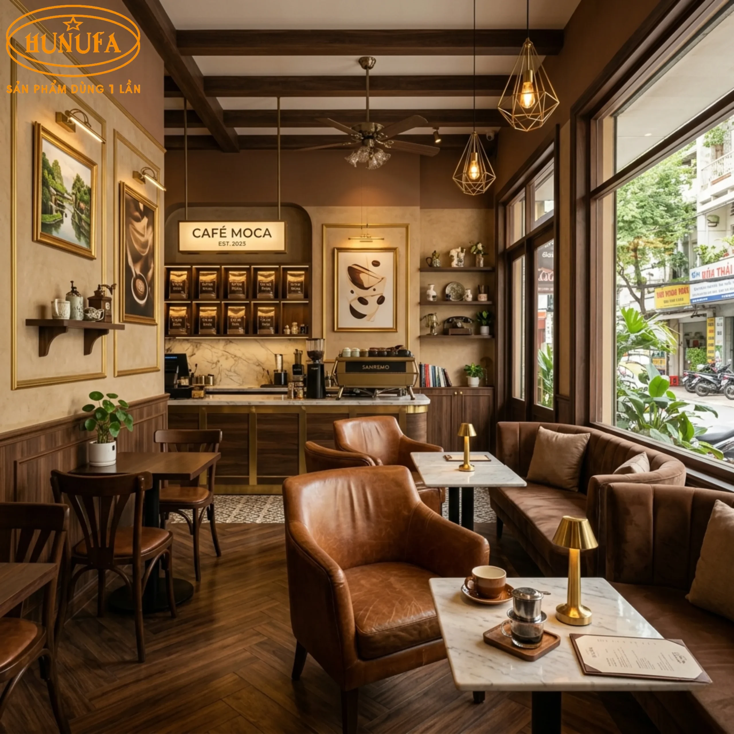 Cách phối màu cho quán cafe đẹp, bắt trend tăng doanh thu