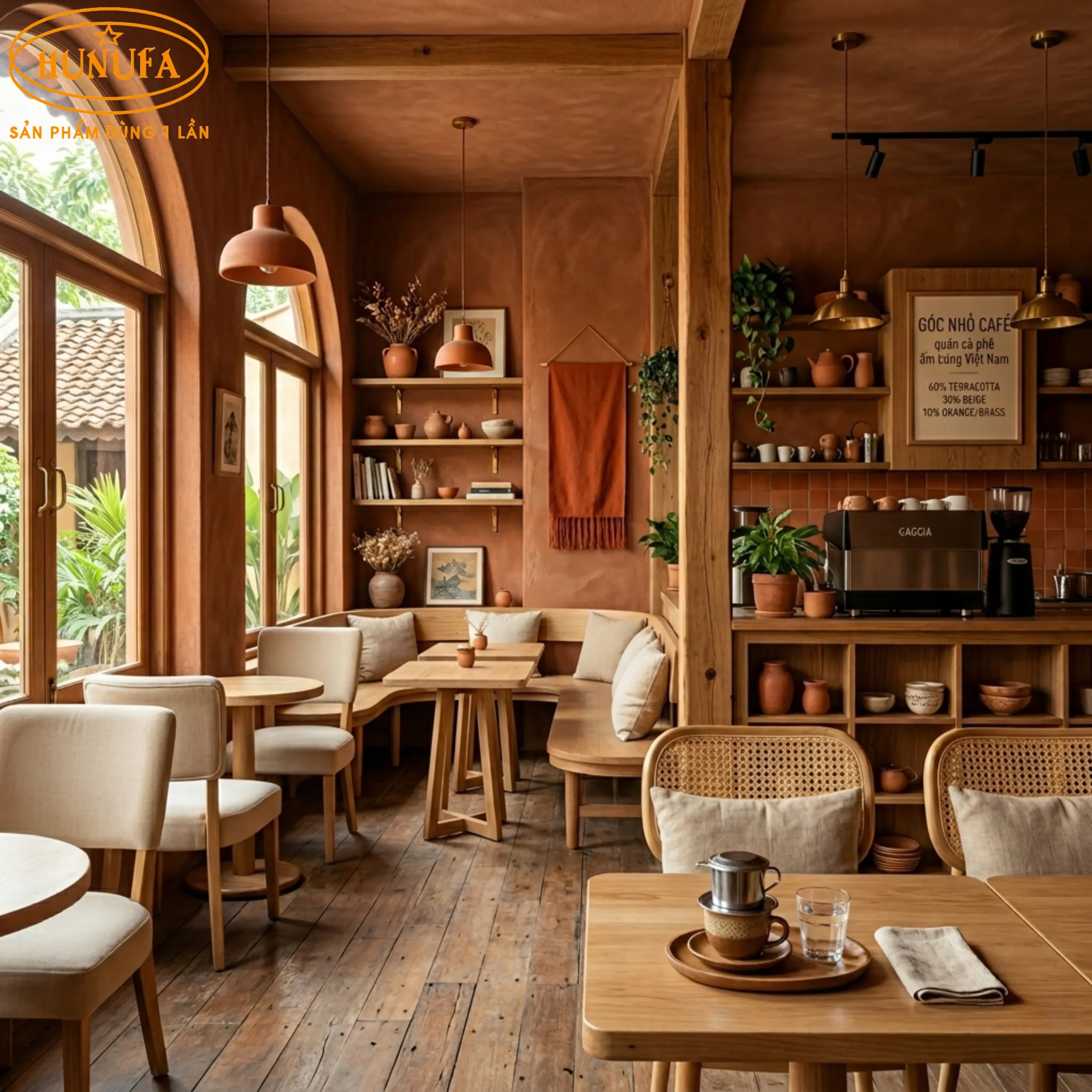 Cách phối màu cho quán cafe đẹp, bắt trend tăng doanh thu
