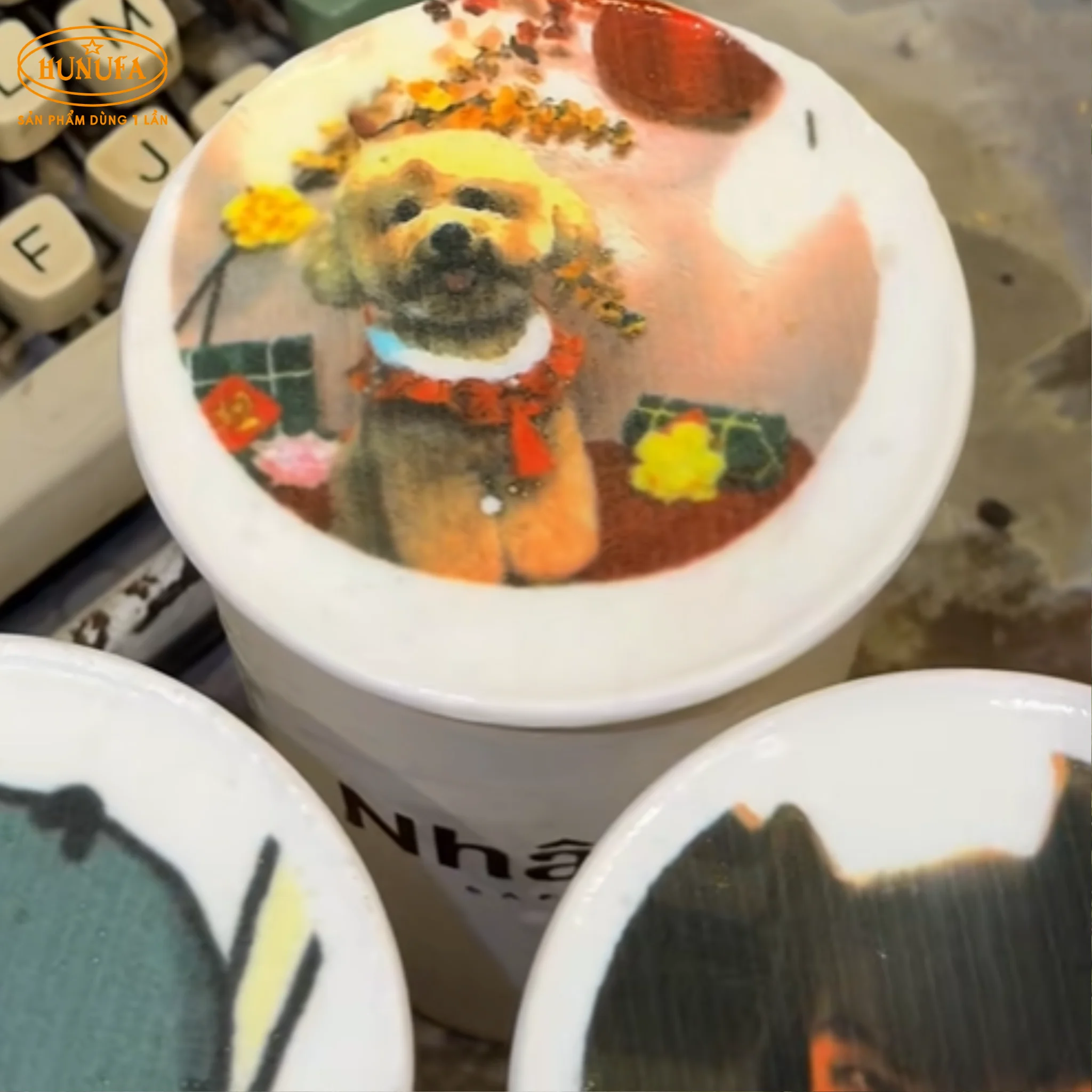 Check-in ngay quán cafe in hình lên ly nước siêu độc đáo tại Thảo Điền – Nhâm Cafe