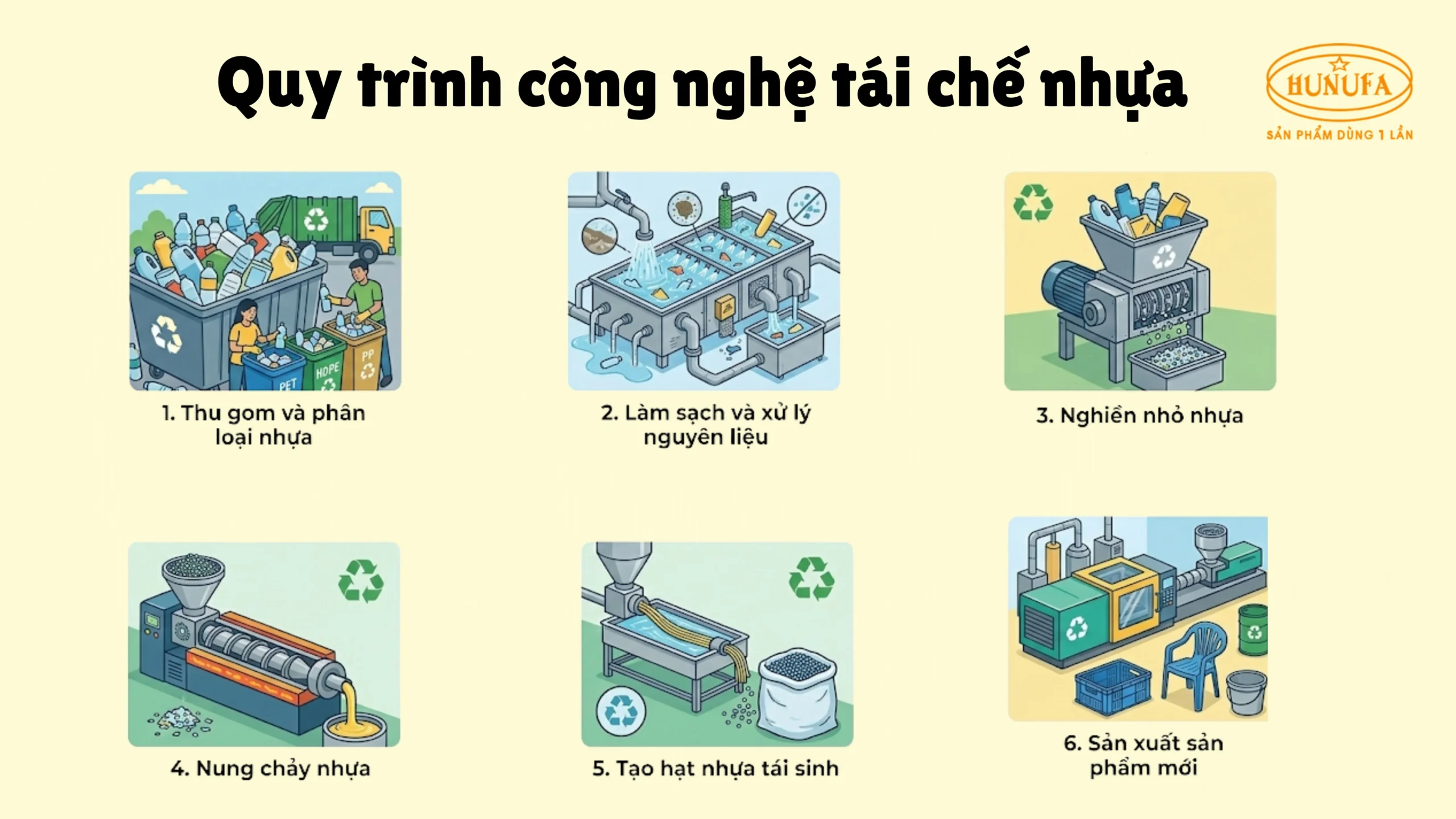 Công nghệ tái chế nhựa là gì? Quy trình và công nghệ mới nhất