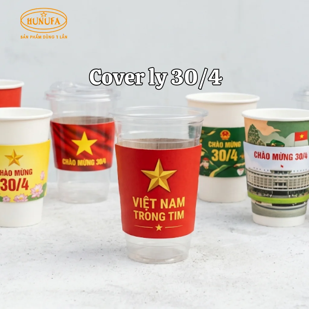 30+ Mẫu cover ly 30/4 thiết kế đẹp mắt, tạo điểm nhấn đặc biệt cho ngày lễ lớn