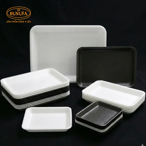 khay xốp đựng thực phẩm đông lạnh chất lượng, tiện dụng