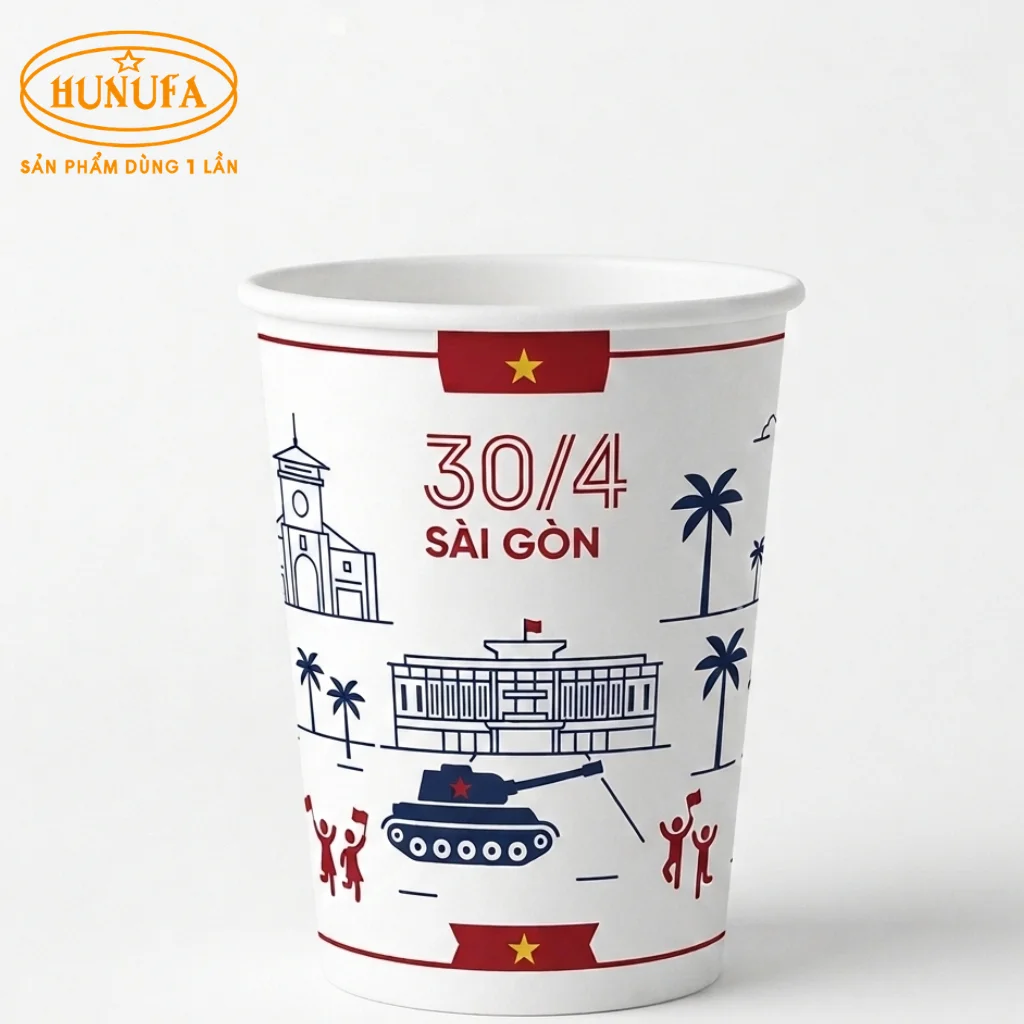 Tổng hợp các mẫu ly giấy 30/4 được ưa chuộng nhất 2026