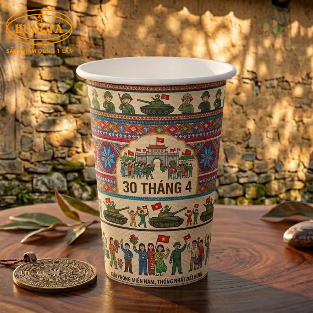 Tổng hợp các mẫu ly giấy 30/4 được ưa chuộng nhất 2026