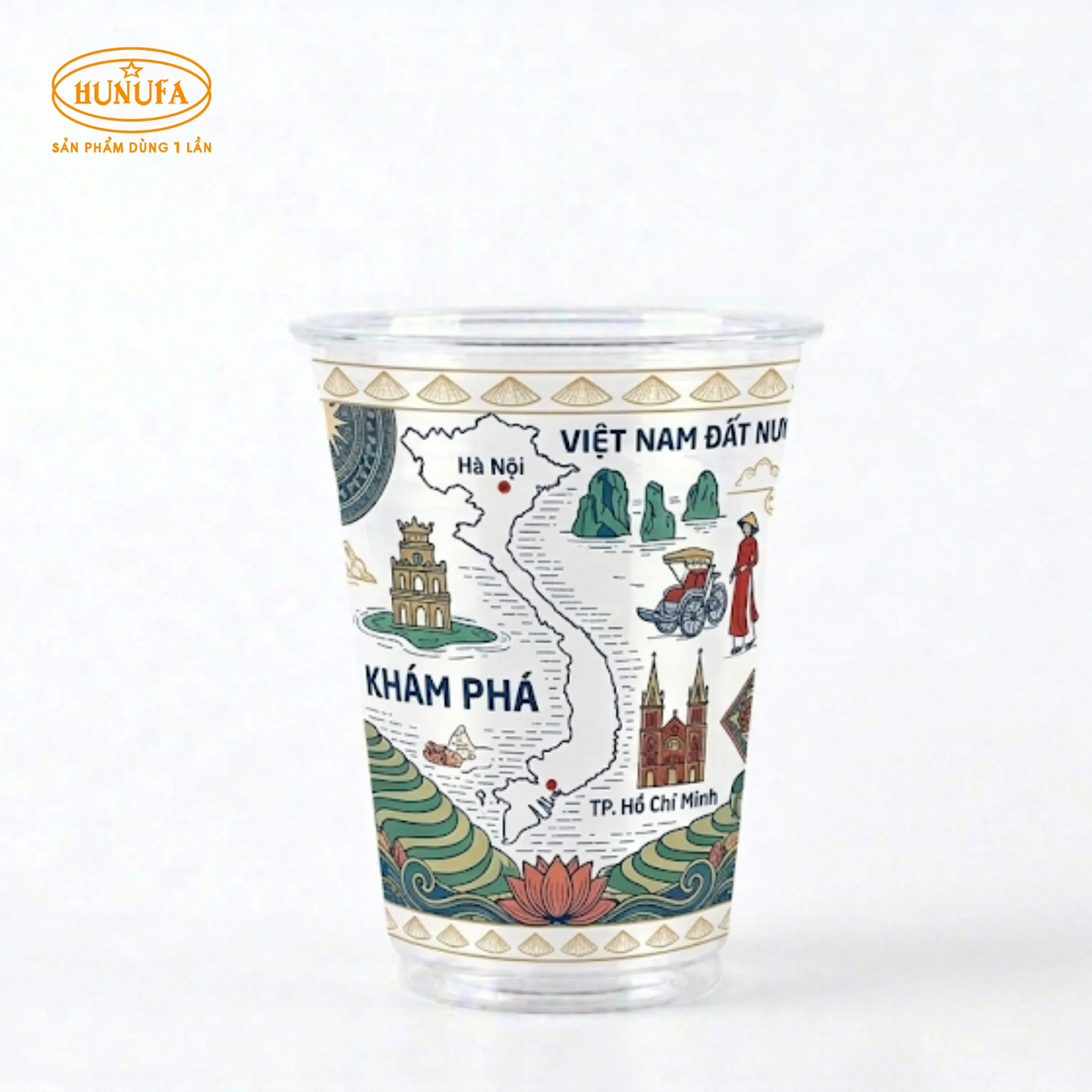 Ly nhựa 30/4 thiết kế ấn tượng, khuấy động không khí đại lễ