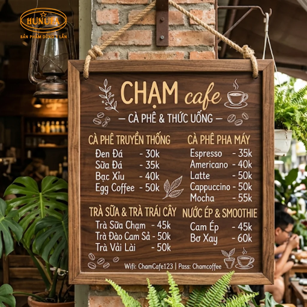 12+ Mẫu menu đồ uống quán cafe đẹp, ấn tượng, thu hút khách hiệu quả