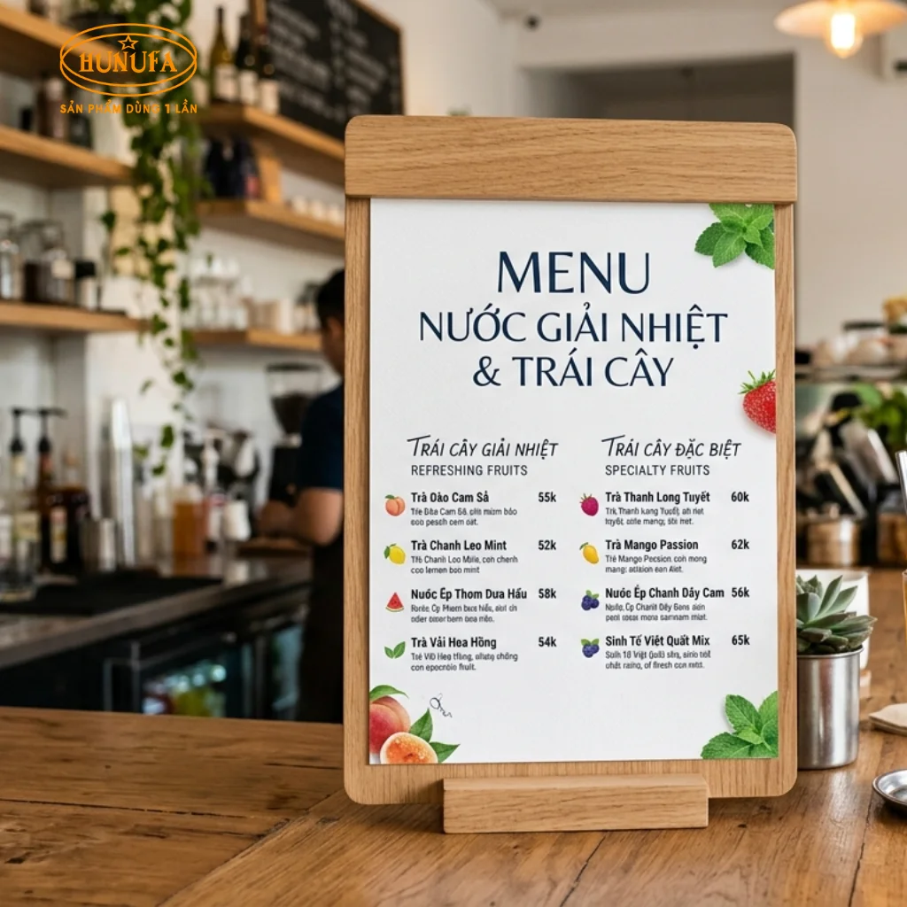 12+ Mẫu menu đồ uống quán cafe đẹp, ấn tượng, thu hút khách hiệu quả