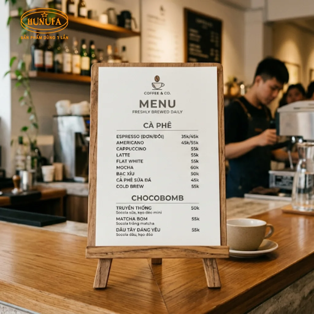 12+ Mẫu menu đồ uống quán cafe đẹp, ấn tượng, thu hút khách hiệu quả