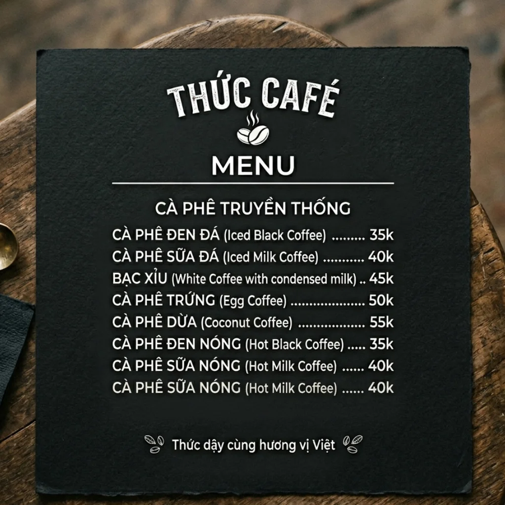 12+ Mẫu menu đồ uống quán cafe đẹp, ấn tượng, thu hút khách hiệu quả