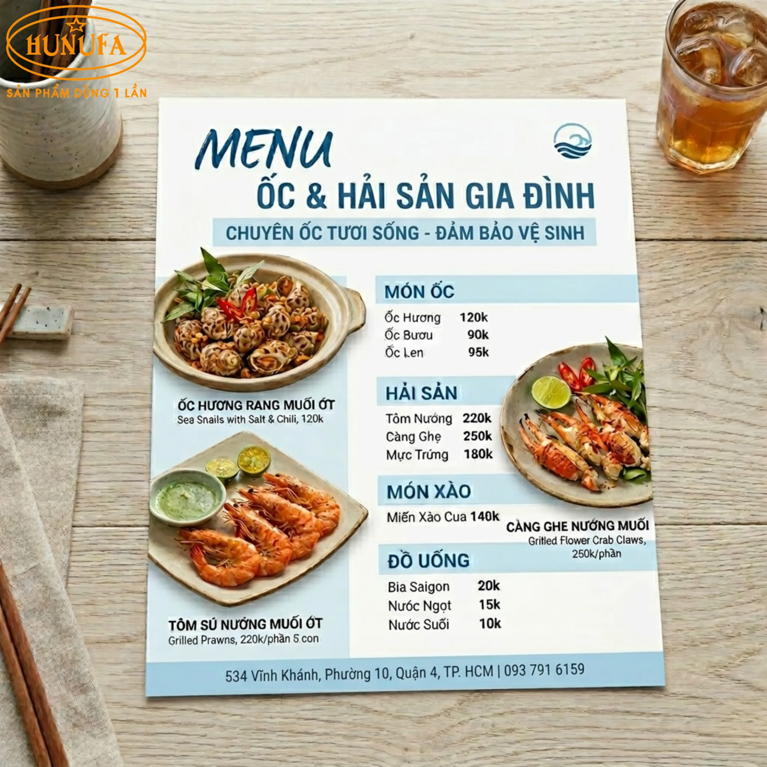 36+ Mẫu thiết kế menu quán ốc chuyên nghiệp giúp tăng doanh thu cho quán