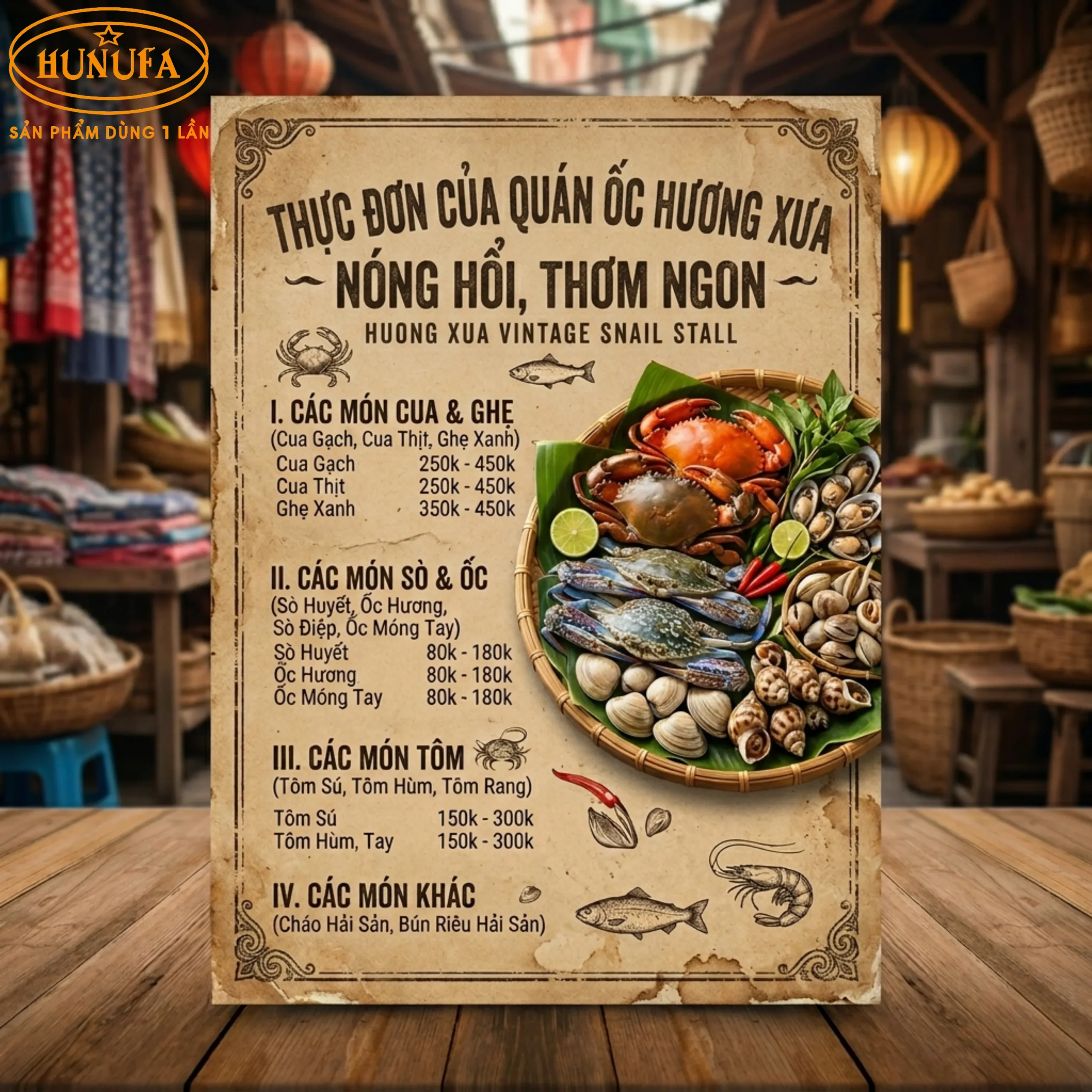 36+ Mẫu thiết kế menu quán ốc chuyên nghiệp giúp tăng doanh thu cho quán