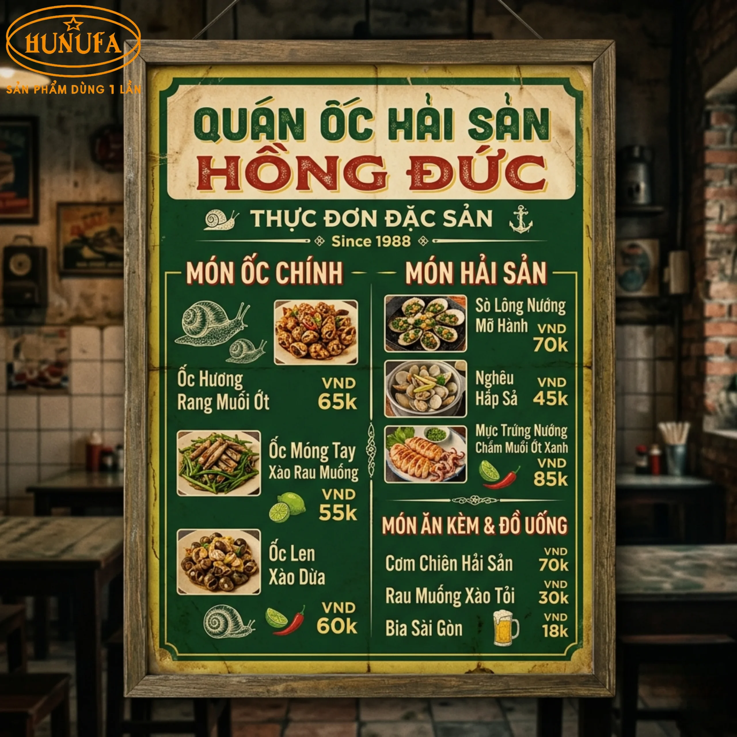 36+ Mẫu thiết kế menu quán ốc chuyên nghiệp giúp tăng doanh thu cho quán